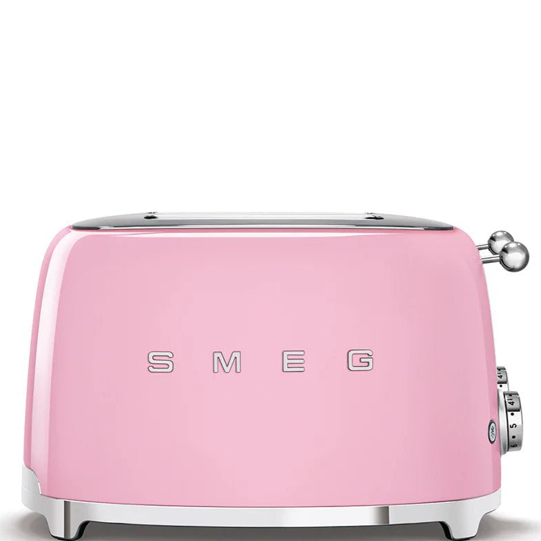 Smeg TSF03 4 Slice Toaster - Carton Damaged - Prestige Coffee - Smeg - Pink