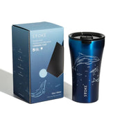 Sttoke 12oz Ocean Glow Reusable Coffee Cup - Prestige Coffee-Sttoke-Manta Ray