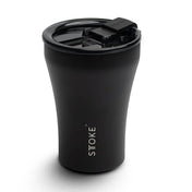 Sttoke 8oz Reusable Coffee Cup - Prestige Coffee-Sttoke-Black