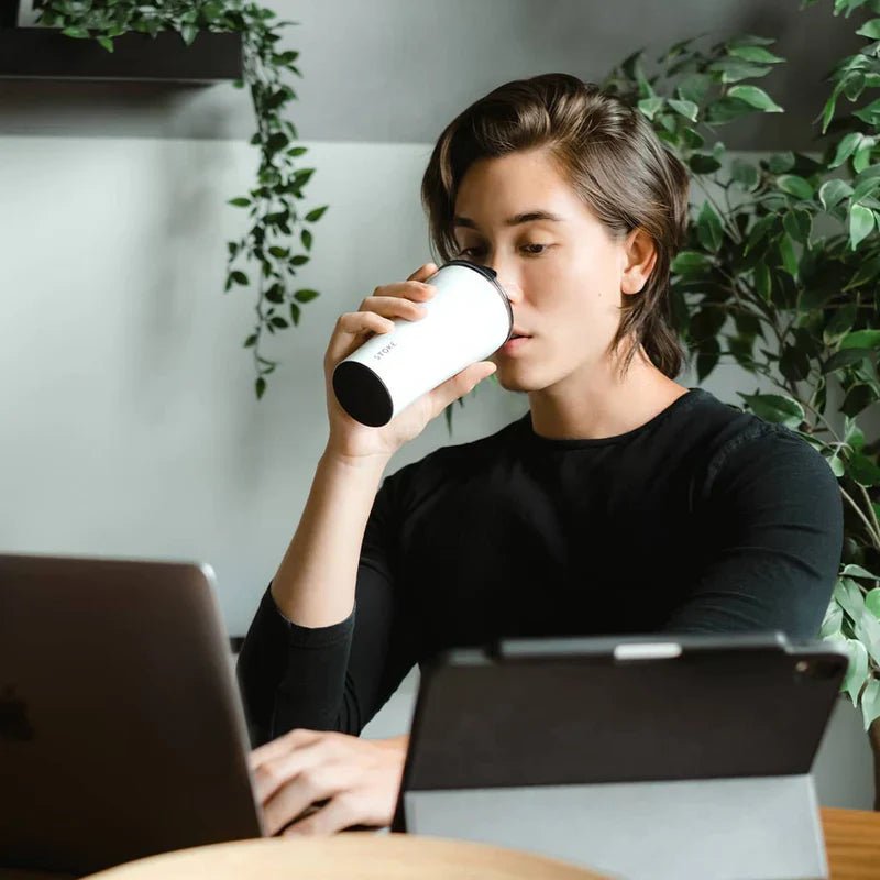STTOKE Ceramic Reusable Cup 8oz - Prestige Coffee - Sttoke - Brown