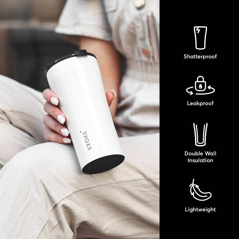 STTOKE Ceramic Reusable Cup 8oz - Prestige Coffee - Sttoke - Brown