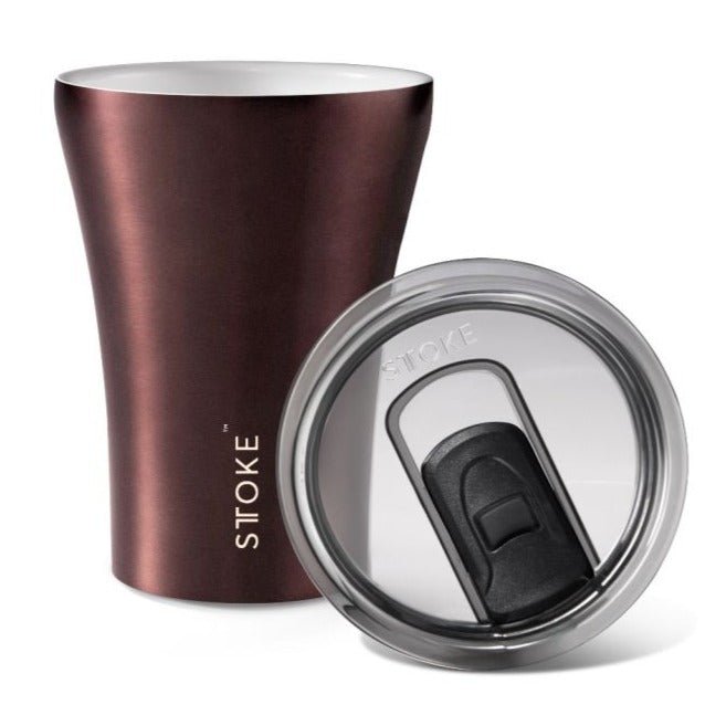 STTOKE Ceramic Reusable Cup 8oz - Prestige Coffee - Sttoke - Brown